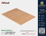 Tấm Nhựa Ốp Tường Ốp Trần Nano Giả Gỗ iWood W40-2 khả năng chống nước tuyệt đối