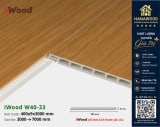 Ốp Tường Nano Giả Gỗ iWood W40-33 mảng tường hoàn thiện góc nghiêng ấn tượng