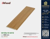 Tấm Nhựa Ốp Tường Ốp Trần Nano Giả Gỗ iWood W10-2 khả năng chống nước tuyệt đối