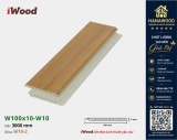 Tấm Nhựa Ốp Tường Nano iWood W10-2 góc chụp cận cảnh khớp nối hèm khóa khít