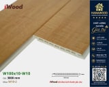 Ốp Tường Nano Giả Gỗ iWood W10-2 bề mặt phủ film vân gỗ chống trầy xước