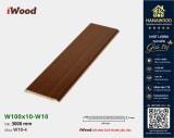 Tấm Nhựa Ốp Tường Ốp Trần Nano Giả Gỗ iWood W10-4 chất liệu nhựa PVC cao cấp
