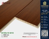 Ốp Trần Nano Giả Gỗ iWood W10-4 hình ảnh phối cảnh phòng khách sang trọng