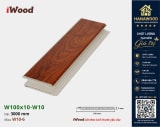 Tấm Nhựa Ốp Tường Nano iWood W10-6 chi tiết hèm âm dương ghép nối chuẩn xác