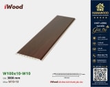Tấm Nhựa Ốp Tường Ốp Trần Nano Giả Gỗ iWood W10-10 chống cháy lan an toàn