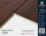 Ốp Tường Nano Giả Gỗ iWood W10-10 góc nhìn thực tế công trình thi công nội thất