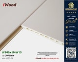 Ốp Tường Nano Giả Gỗ iWood W10-16 bề mặt sáng đẹp tạo không gian thoáng đãng