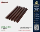 Tấm Nhựa Lam 5 Sóng Giả Gỗ iWood 5S20-5 cách âm cách nhiệt lau chùi dễ dàng
