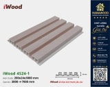 Tấm Nhựa Ốp Tường Lam 4 Sóng Cao Giả Gỗ iWood 4S24-1 chống ẩm mốc không cong vênh