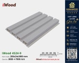 Tấm Nhựa Ốp Tường Lam 4 Sóng Cao Giả Gỗ iWood 4S24-9 chịu lực tốt không mối mọt