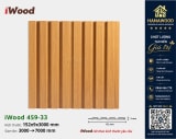 Tấm Nhựa Ốp Tường Lam 4 Sóng Giả Gỗ iWood 4S9-33 chi tiết cấu tạo khớp nối hèm khóa