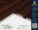 Tấm Nhựa Ốp Tường Lam 4 Sóng Giả Gỗ iWood 4S9-3 chi tiết liên kết tấm hèm âm dương chuẩn xác