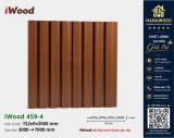 Tấm Nhựa Ốp Tường Lam 4 Sóng Giả Gỗ iWood 4S9-4 cấu trúc chân sóng nhựa rỗng chịu áp lực tốt