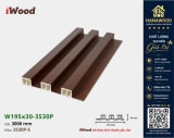 Tấm Nhựa Ốp Tường Lam 3 Sóng Cao Giả Gỗ iWood 3S30P-5 chất liệu PVC nguyên sinh chịu lực tốt