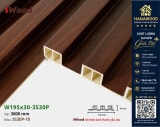 Tấm Nhựa Ốp Tường Lam 3 Sóng Cao Giả Gỗ iWood 3S30P-10 mảng vách trang trí phong cách hiện đại