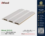 Tấm Nhựa Ốp Tường Lam 3 Sóng Giả Gỗ iWood 3S15-9 chống cháy lan không chứa hóa chất