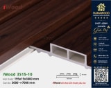 Tấm Nhựa Ốp Tường Lam 3 Sóng Giả Gỗ iWood 3S15-10 cận cảnh liên kết hèm khóa chắc chắn