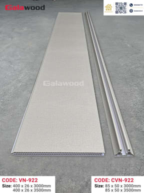 Tấm Vách Ngăn Phòng Ngủ Nhựa Giả Vân Vải Galawood VN-922X3M5 - Hanawood TP.HCM