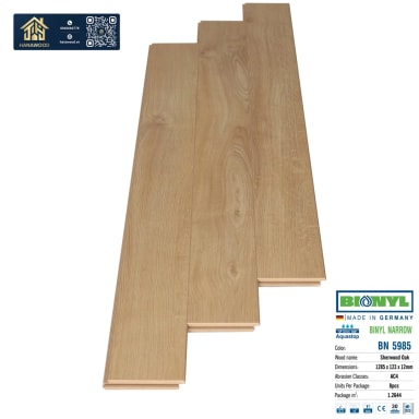 Sàn Gỗ Công Nghiệp Binyl Đức BN5985 Dày 12mm - Hanawood Gò Vấp TP.HCM