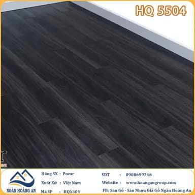 Sàn Gỗ Povar Cốt Xanh HQ5504 Dày 8mm - Hanawood