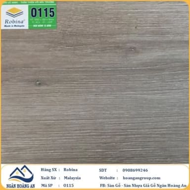 Sàn Gỗ Công Nghiệp Robina O115 8mm Bản Lớn - Hanawood