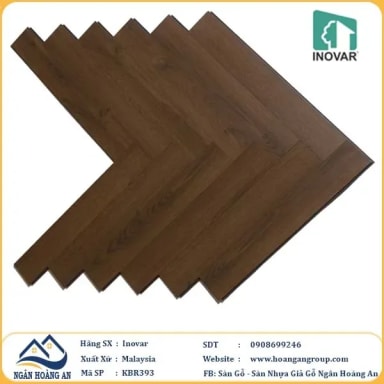 Sàn Gỗ Công Nghiệp Xương Cá Inovar KBR393 10mm - Hanawood