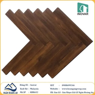 Sàn Gỗ Công Nghiệp Xương Cá Inovar KBR632 10mm - Hanawood