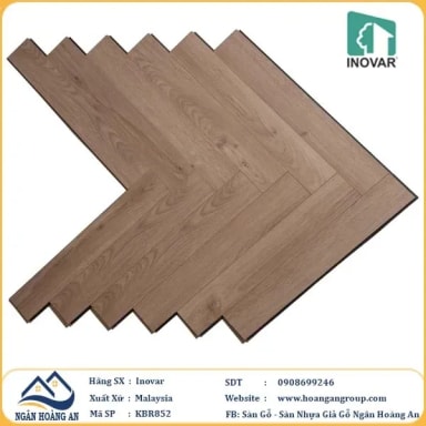 Sàn Gỗ Công Nghiệp Xương Cá Inovar KBR852 10mm - Hanawood