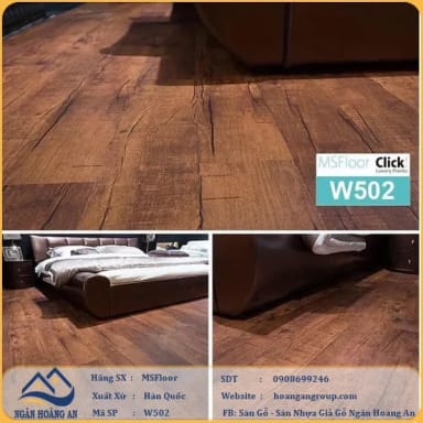 Sàn Nhựa Giả Gỗ Bóc Dán MsFloor W502 - Hanawood
