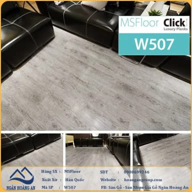 Sàn Nhựa Giả Gỗ Bóc Dán MsFloor W507 - Hanawood