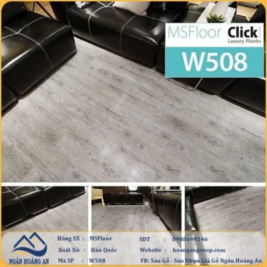 Sàn Nhựa Giả Gỗ Bóc Dán MsFloor W508 - Hanawood