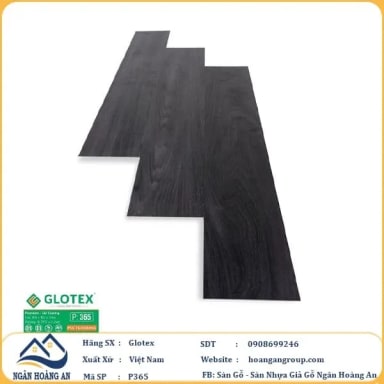 Sàn Nhựa Giả Gỗ Dán Keo Glotex P365 - Hanawood
