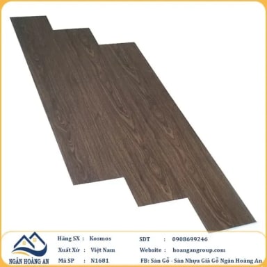 Sàn Nhựa Hèm Khoá Kosmos N1681 4mm - Hanawood