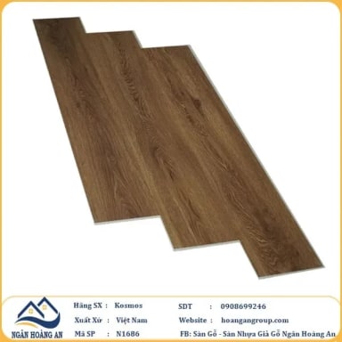 Sàn Nhựa Hèm Khoá Kosmos N1686 4mm - Hanawood