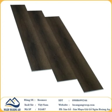 Sàn Nhựa Hèm Khoá Kosmos N1687 4mm - Hanawood