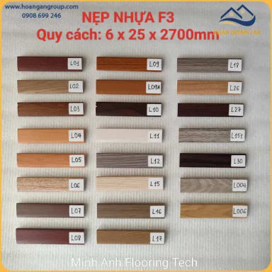 Nẹp Chữ L Kết Thúc Sàn Nhựa MIA