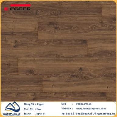 Sàn Gỗ Công Nghiệp Egger Aqua 12mm EPL101 - Hanawood