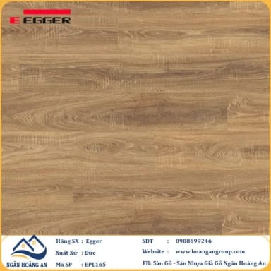 Sàn Gỗ Công Nghiệp Egger Aqua 12mm EPL165 - Hanawood