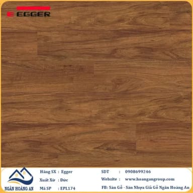 Sàn Gỗ Công Nghiệp Egger Aqua 8mm EPL174 - Hanawood