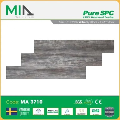 Sàn Nhựa Hèm Khóa MIA Giả Vân Gỗ MA 3710 Dày 4.2mm - Hanawood