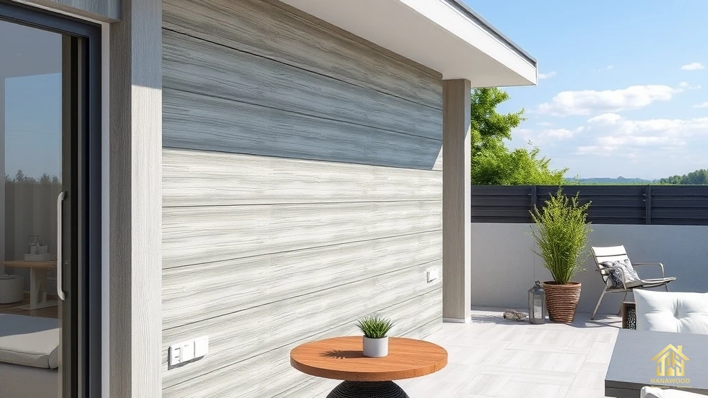 Tấm Ốp Vách Ngoài Trời Phủ ASA Hobiwood OPASA 003 Light Grey – Tấm Nano Vách: Cấu Tạo, Phân Loại Và Báo Giá Chi Tiết