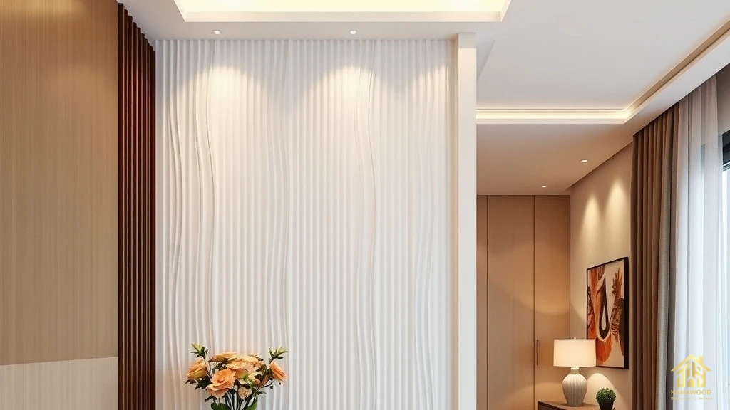 Ốp Trần Lam Sóng Than Tre Vân Đơn Sắc Trơn Vàng Nhạt iWood 6S8 SS-6 – Lam Sóng Giá Bao Nhiêu? Báo Giá Tấm Ốp Lam Sóng Chi Tiết