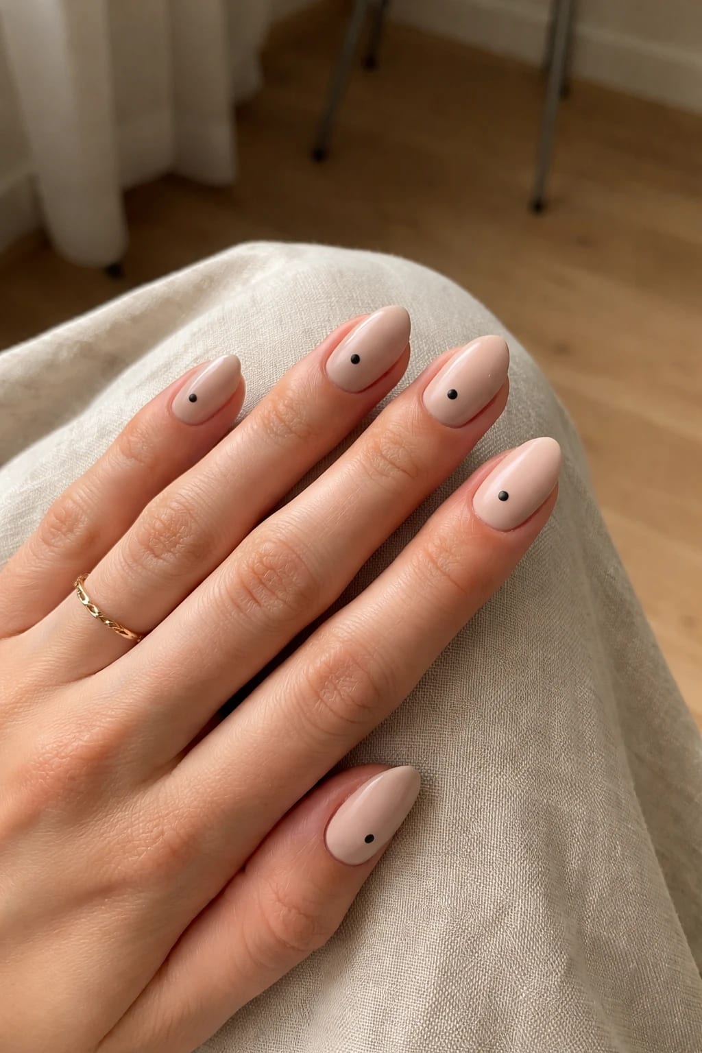 Micro-Dot Nude Almonds for Effortless Every Day
