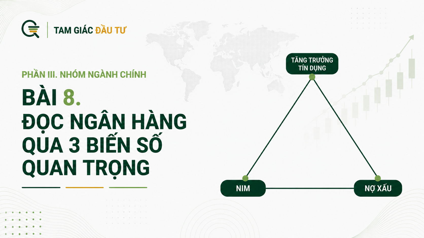 Bài 8: Đọc ngân hàng qua 3 biến số quan trọng