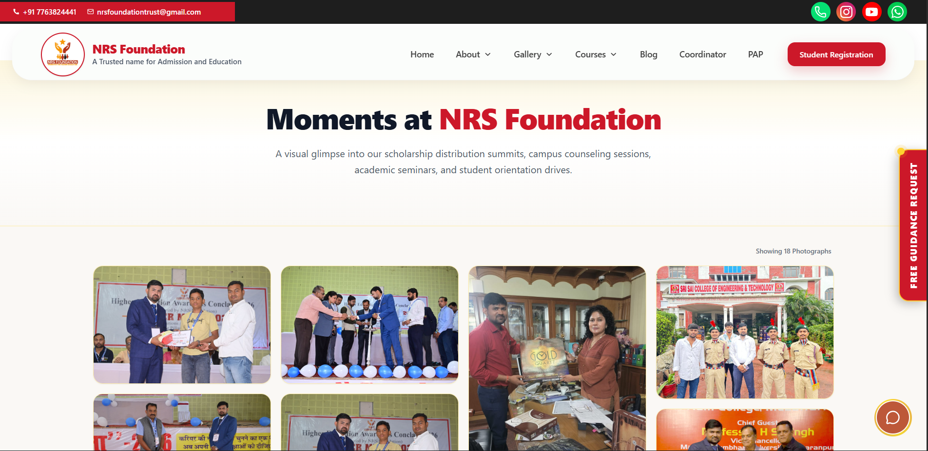 NRS Foundation screen 1