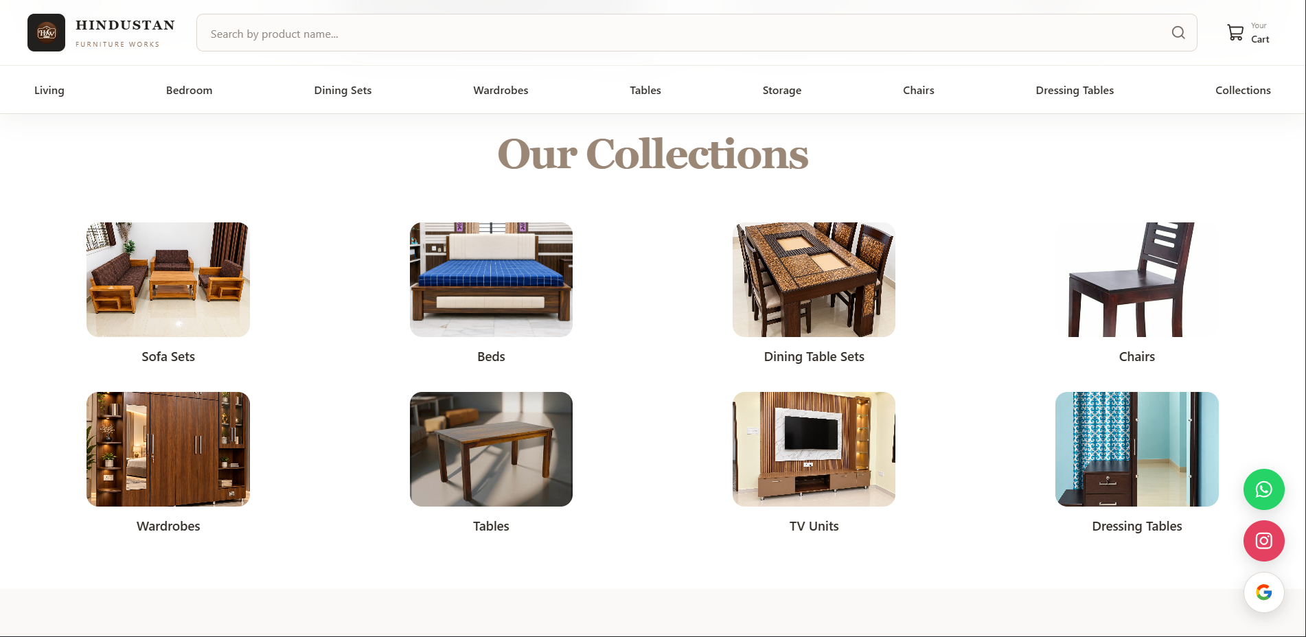 Hindustan Furniture Works screen 1