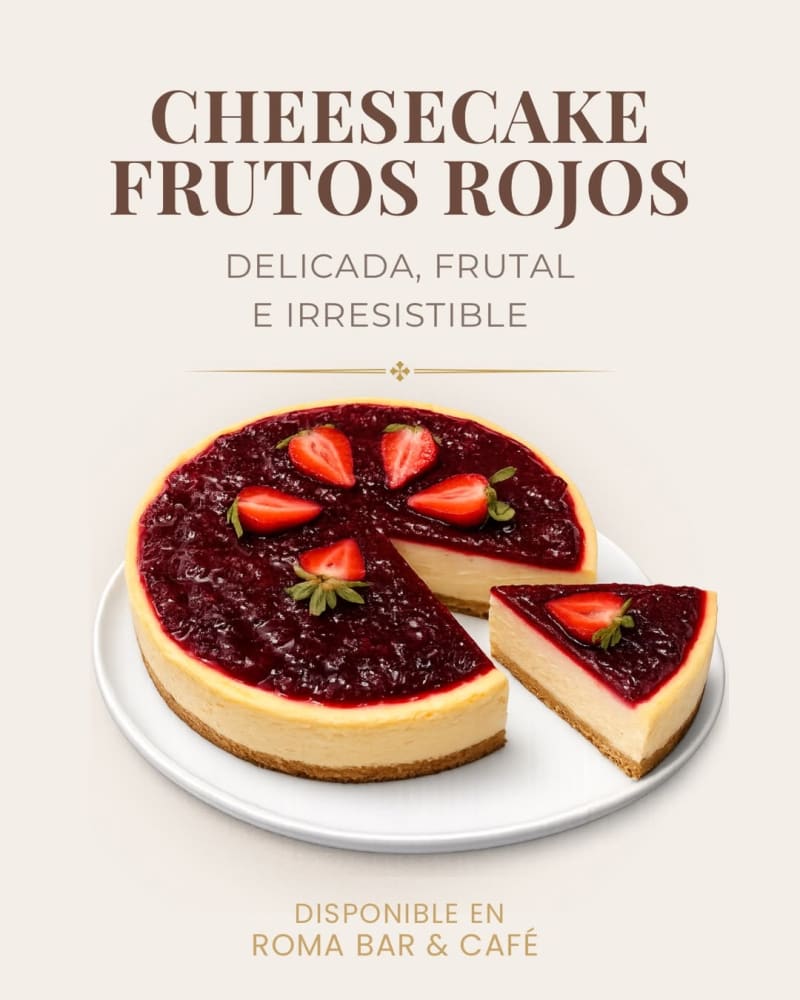 Cheesecake Frutos Rojos