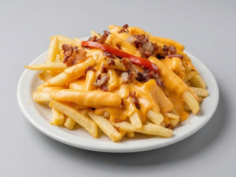 Papas cheddar para compartir