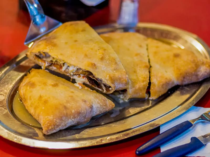 Calzone con ternera