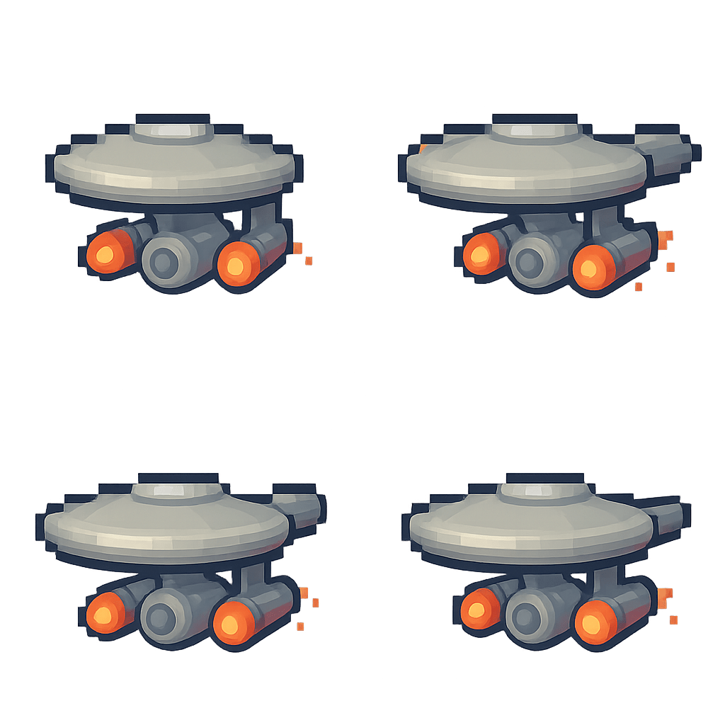 Star Wanderer - 4 frame sprite animation